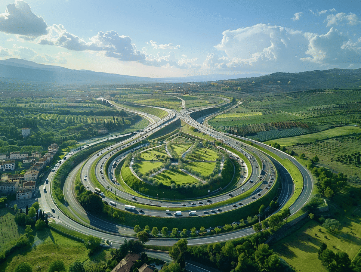 Carte des autoroutes françaises avec itinéraires alternatifs et trésors cachés