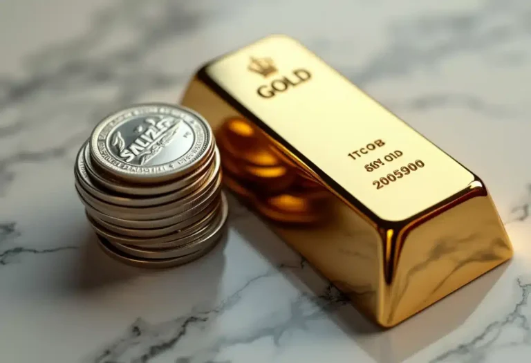 Comparaison de l'or et de l'argent en finance et valeur