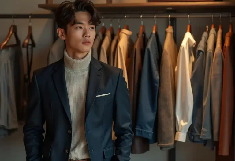 Homme habillé avec style, montrant confiance et aisance